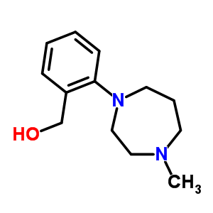 2-(Hexahydro-4-methyl-1h-1,4-diazepin-1-yl)-benzenemethanol Structure,915707-55-0Structure