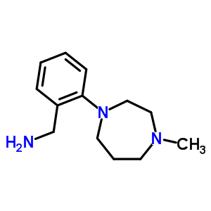 2-(Hexahydro-4-methyl-1h-1,4-diazepin-1-yl)-benzenemethanamine Structure,915707-56-1Structure