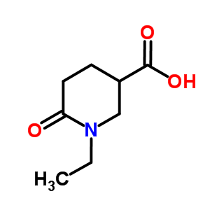 1-Ethyl-6-oxopiperidine-3-carboxylic acid Structure,915919-82-3Structure