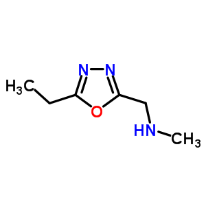 N-[(5-Ethyl-1,3,4-oxadiazol-2-yl)methyl]-N-methylamine Structure,915920-74-0Structure