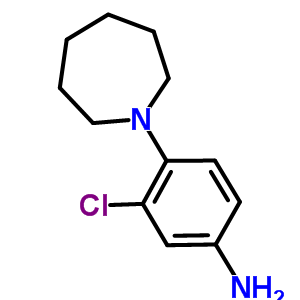 4-(1-Azepanyl)-3-chloroaniline Structure,915921-17-4Structure