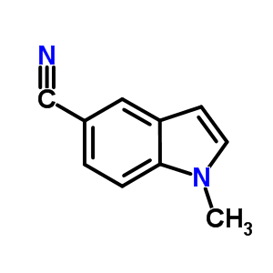 1-Methyl-1h-indole-5-carbonitrile Structure,91634-11-6Structure