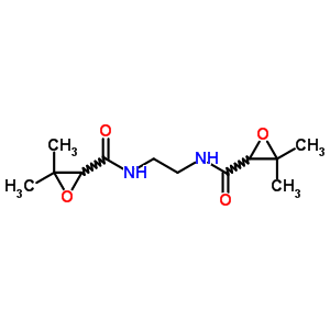 N-[2-[(3,3-dimethyloxirane-2-carbonyl)amino]ethyl]-3,3-dimethyl-oxirane-2-carboxamide Structure,91638-38-9Structure