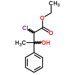 Ethyl 2-chloro-3-hydroxy-3-phenyl-butanoate Structure,91767-65-6Structure