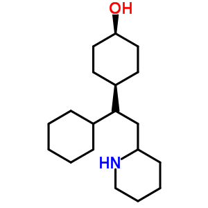 4-[1-Cyclohexyl-2-(2-piperidinyl)ethyl]cyclohexanol Structure,917877-73-7Structure