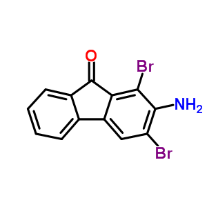 2-Amino-1,3-dibromo-fluoren-9-one Structure,91821-83-9Structure