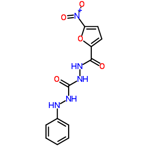 3-Anilino-1-[(5-nitrofuran-2-carbonyl)amino]urea Structure,91843-84-4Structure