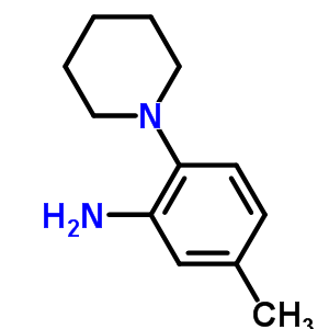 5-Methyl-2-(1-piperidinyl)aniline Structure,91907-40-3Structure