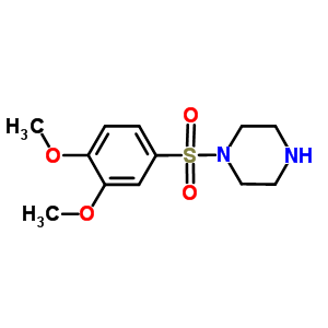 1-[(3,4-Dimethoxyphenyl)sulfonyl]piperazine Structure,91908-88-2Structure