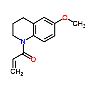 2-Propen-1-one,1-(3,4-dihydro-6-methoxy-1(2h)-quinolinyl)- Structure,91957-45-8Structure