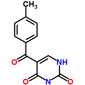 5-(4-Methylbenzoyl)-1h-pyrimidine-2,4-dione Structure,91973-86-3Structure