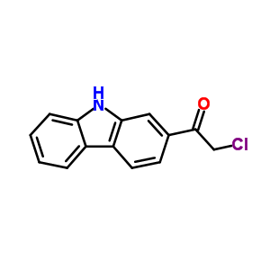 Ethanone, 1-(9h-carbazol-2-yl)-2-chloro- Structure,92161-43-8Structure