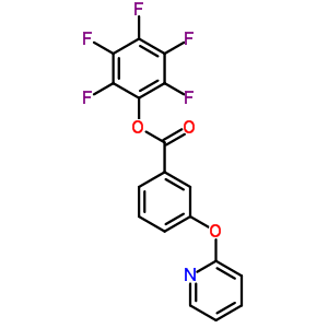 Pentafluorophenyl 3-(pyrid-2-yloxy)benzoate Structure,921938-61-6Structure