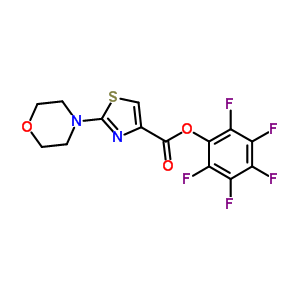 Pentafluorophenyl 2-morpholino-1,3-thiazole-4-carboxylate Structure,921939-02-8Structure