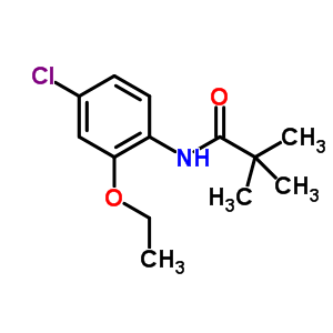 N-(4-chloro-6-ethoxyphenyl)-2,2-dimethylpropanamide Structure,922162-66-1Structure