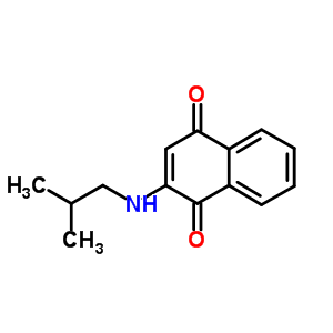 2-(2-Methylpropylamino)naphthalene-1,4-dione Structure,92248-18-5Structure