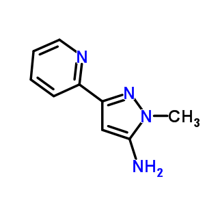 1-Methyl-3-pyridin-2-yl-1h-pyrazol-5-amine 0.26hcl Structure,92406-50-3Structure