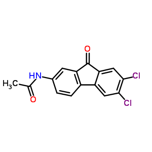 Acetamide,n-(6,7-dichloro-9-oxo-9h-fluoren-2-yl)- Structure,92424-24-3Structure