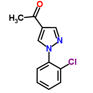 1-[1-(2-Chlorophenyl)-1H-pyrazol-4-yl]ethanone Structure,925155-57-3Structure