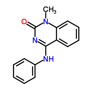 4-Anilino-1-methyl-quinazolin-2-one Structure,92554-69-3Structure