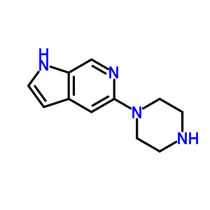 5-(1-Piperazinyl)-1h-pyrrolo[2,3-c]pyridine Structure,926028-74-2Structure