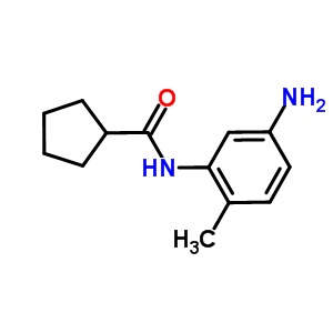 N-(5-amino-2-methylphenyl)cyclopentanecarboxamide Structure,926228-27-5Structure