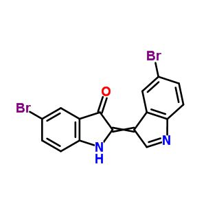 3H-indol-3-one,5-bromo-2-(5-bromo-1h-indol-3-yl)- Structure,92797-11-0Structure