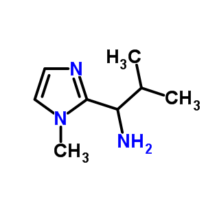 [2-Methyl-1-(1-methyl-1H-imidazol-2-yl)propyl]amine Structure,927986-27-4Structure