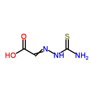 Acetic acid,2-[2-(aminothioxomethyl)hydrazinylidene]- Structure,928-74-5Structure