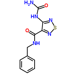 N-benzyl-4-(carbamoylamino)-1,2,5-thiadiazole-3-carboxamide Structure,92847-01-3Structure