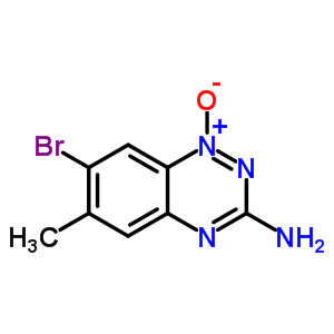 3-Amino-7-bromo-6-methylbenzo[e][1,2,4]triazine1-oxide Structure,929194-27-4Structure