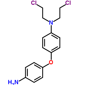 4-(4-Aminophenoxy)-n,n-bis(2-chloroethyl)aniline Structure,92961-98-3Structure