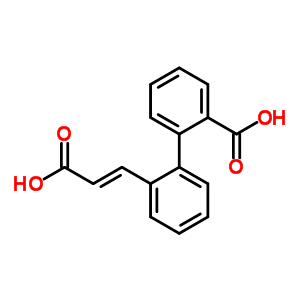 2-[2-[(E)-2-carboxyethenyl]phenyl]benzoic acid Structure,92965-02-1Structure