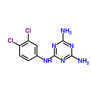 N2-(3,4-dichlorophenyl)-1,3,5-triazine-2,4,6-triamine Structure,92986-22-6Structure