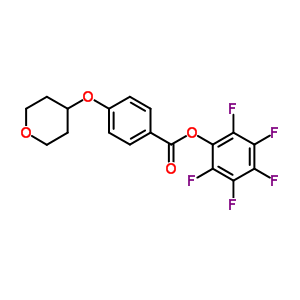 Pentafluorophenyl 4-(tetrahydropyran-4-yloxy)benzoate Structure,930110-97-7Structure