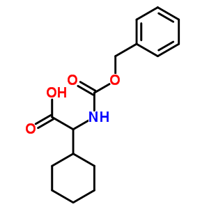 Cyclohexaneacetic acid,a-[[(phenylmethoxy)carbonyl]amino]- Structure,93025-71-9Structure