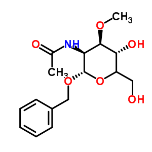 Phenylmethyl2-(acetylamino)-2-deoxy-3-o-methyl-alpha-d-glucopyranoside Structure,93215-41-9Structure