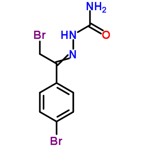 [[2-Bromo-1-(4-bromophenyl)ethylidene]amino]urea Structure,93298-05-6Structure