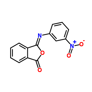 3-(3-Nitrophenyl)iminoisobenzofuran-1-one Structure,93305-00-1Structure