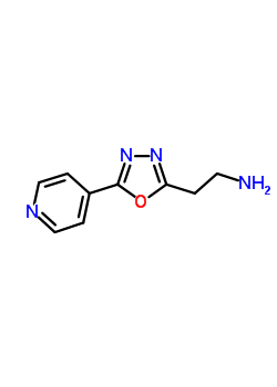 5-(4-Pyridinyl)-1,3,4-oxadiazole-2-ethanamine Structure,933722-78-2Structure