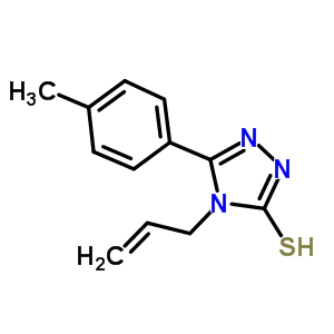 4-Allyl-5-(4-methylphenyl)-4H-1,2,4-triazole-3-thiol Structure,93378-58-6Structure