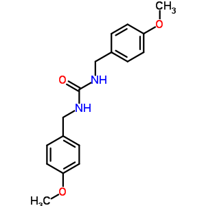 1,3-Bis[(4-methoxyphenyl)methyl]urea Structure,93731-94-3Structure