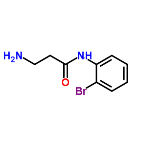 3-Amino-n-(2-bromophenyl)propanamide Structure,938517-20-5Structure