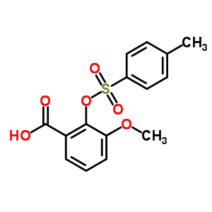 Benzoic acid,3-methoxy-2-[[(4-methylphenyl)sulfonyl]oxy]- Structure,93945-52-9Structure