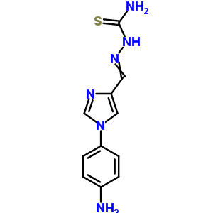 [[1-(4-Aminophenyl)imidazol-4-yl]methylideneamino]thiourea Structure,94128-74-2Structure