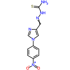 [[1-(4-Nitrophenyl)imidazol-4-yl]methylideneamino]thiourea Structure,94128-90-2Structure