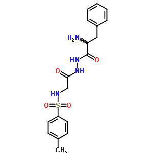 N-[[(2-amino-3-phenyl-propanoyl)amino]carbamoylmethyl]-4-methyl-benzenesulfonamide Structure,94263-96-4Structure