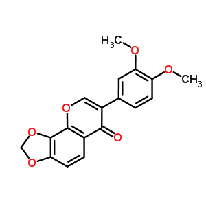 7-(3,4-Dimethoxyphenyl)-6h-(1,3)dioxolo(4,5-h)chromen-6-one Structure,94413-08-8Structure