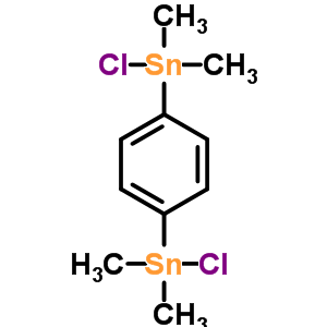 Stannane, 1, 4-phenylenebis[chlorodimethyl- Structure,94582-13-5Structure