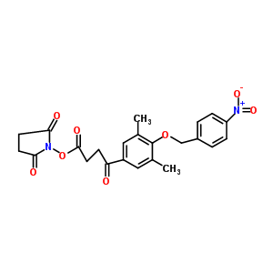 1-[(4-{3,5-Dimethyl-4-[(4-nitrobenzyl)oxy]phenyl}-4-oxobutanoyl)oxy]-2,5-pyrrolidinedione Structure,948995-62-8Structure